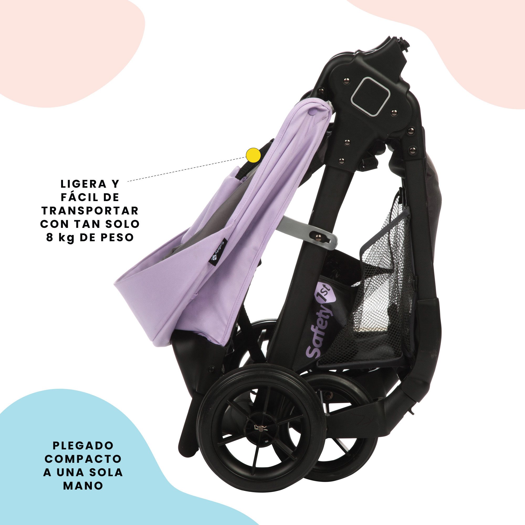 Foto 8 pulgar | Safety 1st Sistema De Viaje Smooth Ride Wisteria