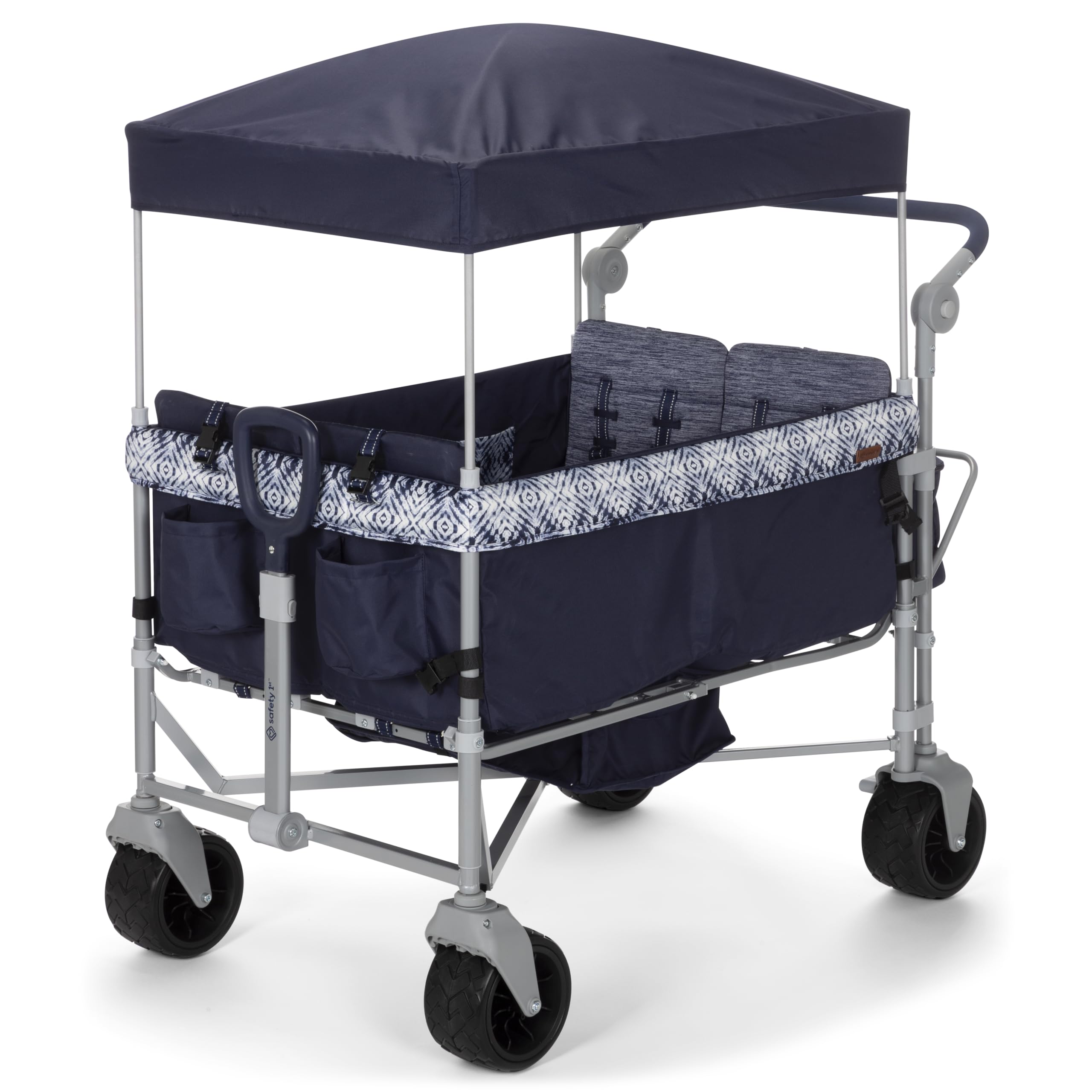 Foto 2 pulgar | Wagon Stroller Safety 1st Summit, 4 Plazas, Cuádruple, Plegable, Azul Marino - Venta Internacional.