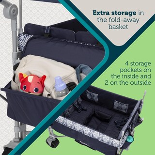 Foto 6 | Wagon Stroller Safety 1st Summit, 4 Plazas, Cuádruple, Plegable, Azul Marino - Venta Internacional.