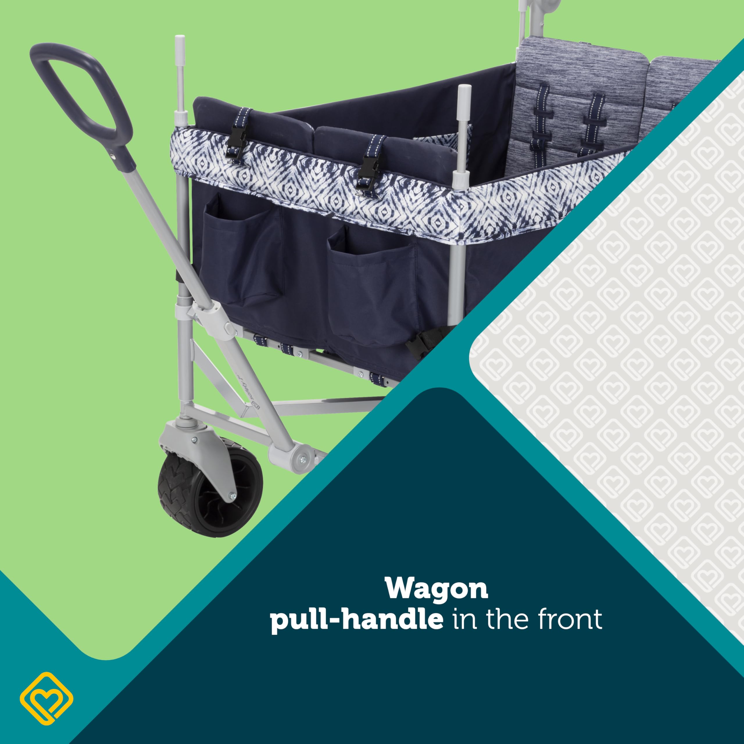 Foto 8 pulgar | Wagon Stroller Safety 1st Summit, 4 Plazas, Cuádruple, Plegable, Azul Marino - Venta Internacional.
