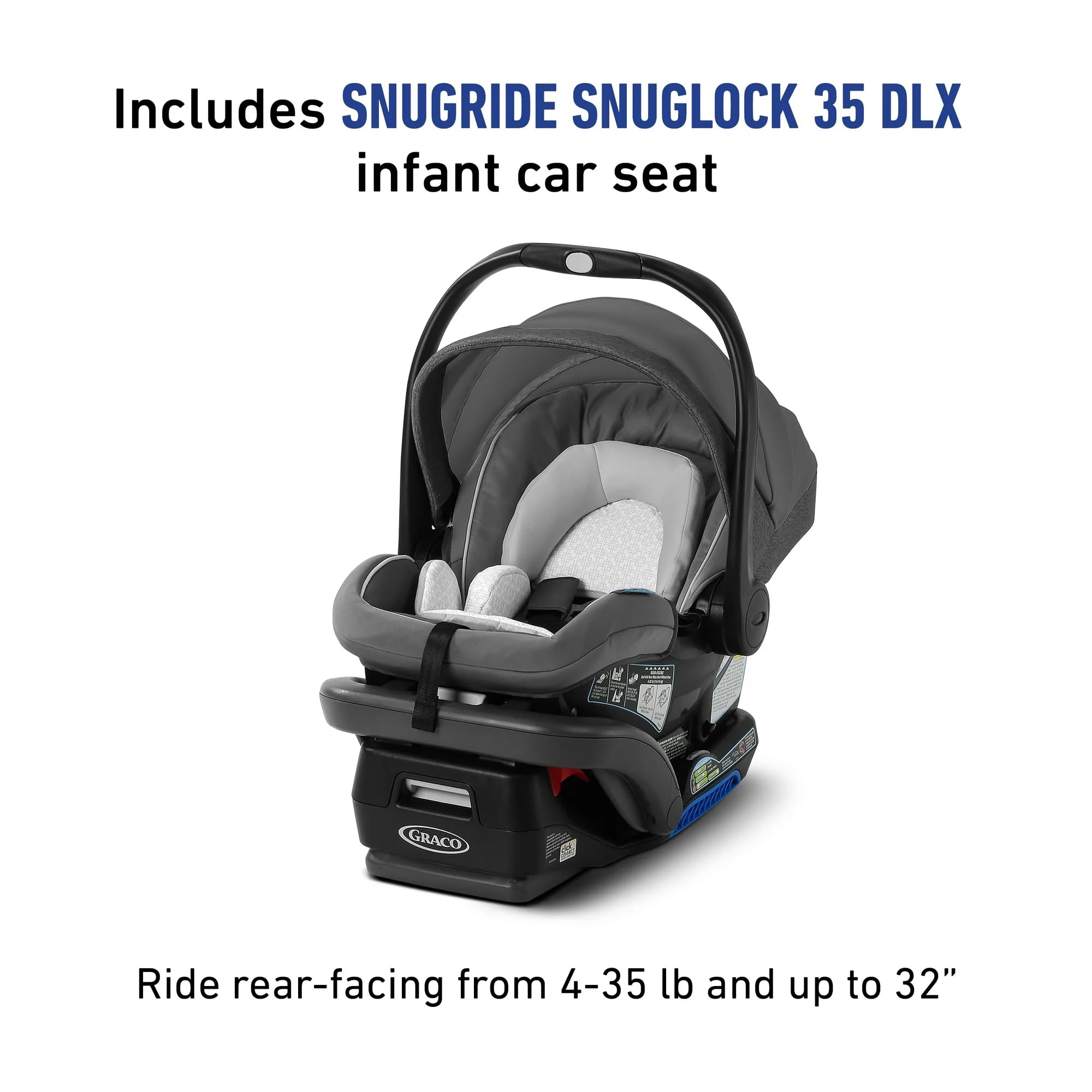 Foto 5 pulgar | Sistema De Viaje Graco Modes 3 Lite Platinum Con Snugride 35 Dlx - Venta Internacional.