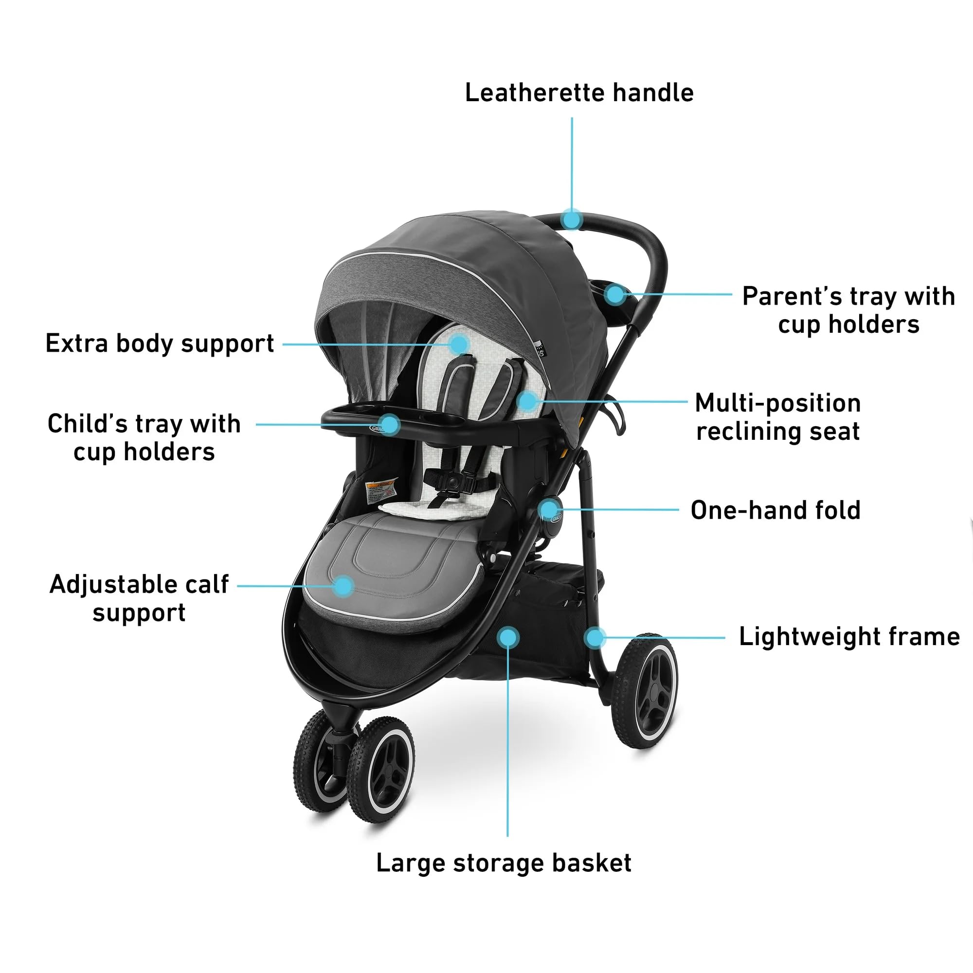 Foto 6 | Sistema De Viaje Graco Modes 3 Lite Platinum Con Snugride 35 Dlx - Venta Internacional.