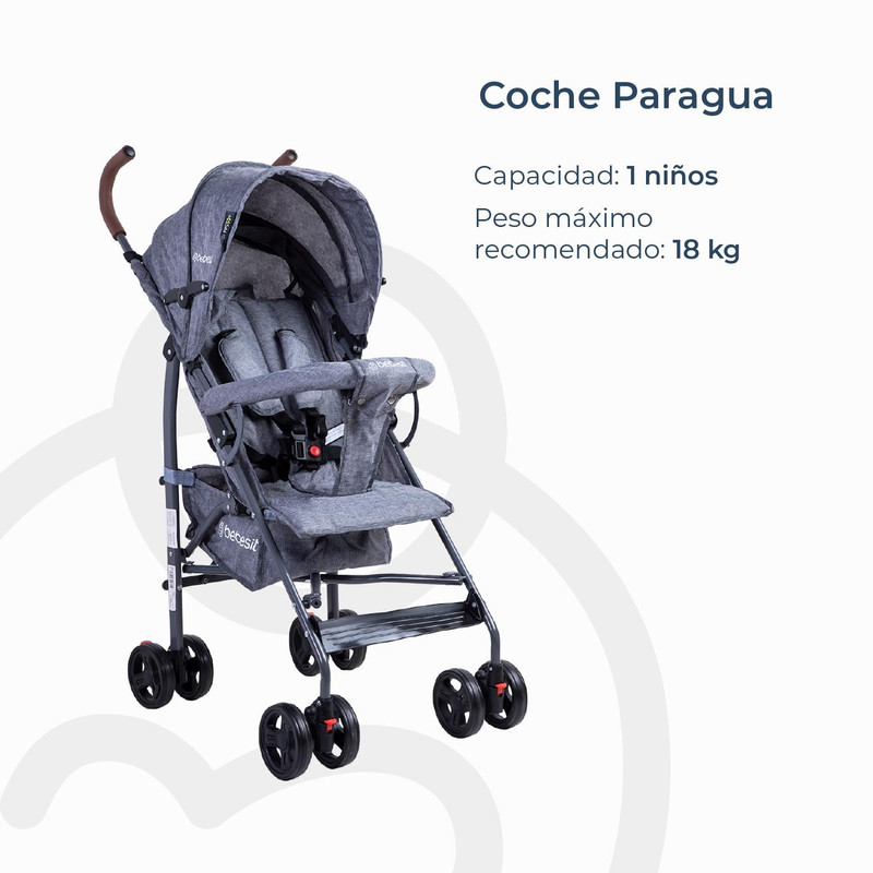 Foto 4 pulgar | Bebesit Coche Paraguas Fun Ultra Liviano 3 Posiciones