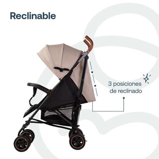 Foto 5 | Bebesit Coche Paragua Magic Ride Reclinable 5 Puntos Seguridad
