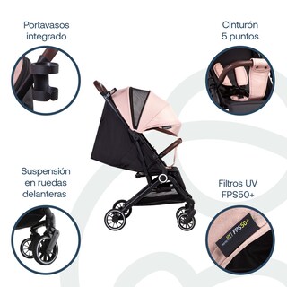 Foto 4 | Bebesit Travel System Soho Carriola Autoasiento Reclinable Uv