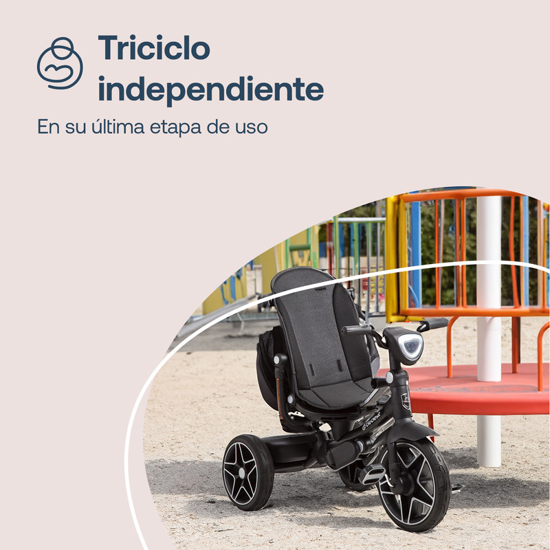 Foto 7 pulgar | Bebesit Triciclo Explorer Lx Reclinable  360° Uv Protección