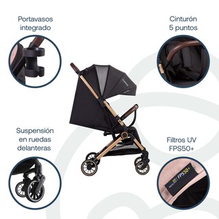 Foto 4 | Bebesit Travel System Soho Carriola Autoasiento Reclinable Uv