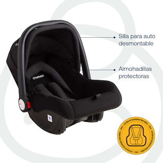 Foto 6 | Bebesit Travel System Soho Carriola Autoasiento Reclinable Uv