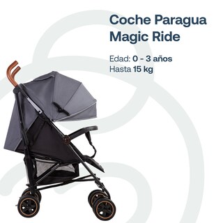 Foto 2 | Bebesit Coche Paragua Magic Ride Reclinable 5 Puntos Seguridad