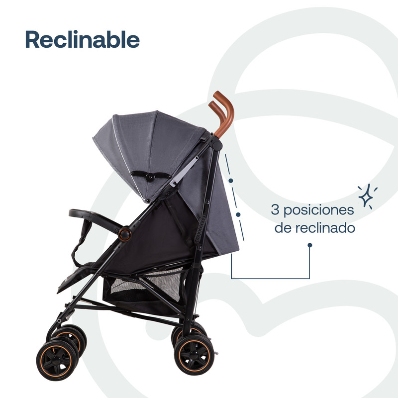 Foto 6 pulgar | Bebesit Coche Paragua Magic Ride Reclinable 5 Puntos Seguridad