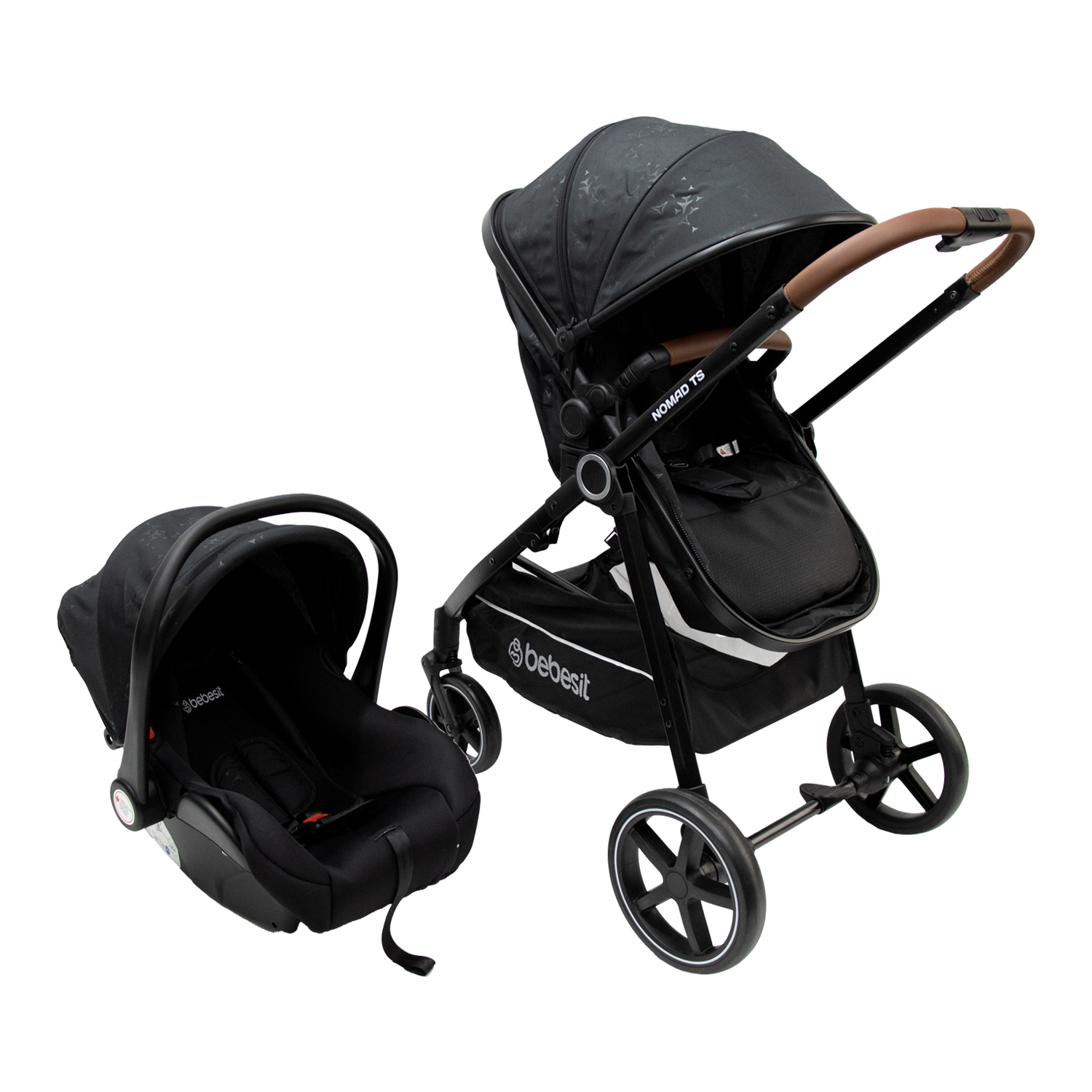 Foto 2 pulgar | Bebesit Carriola Travel System Nomad Bastón Reclinable