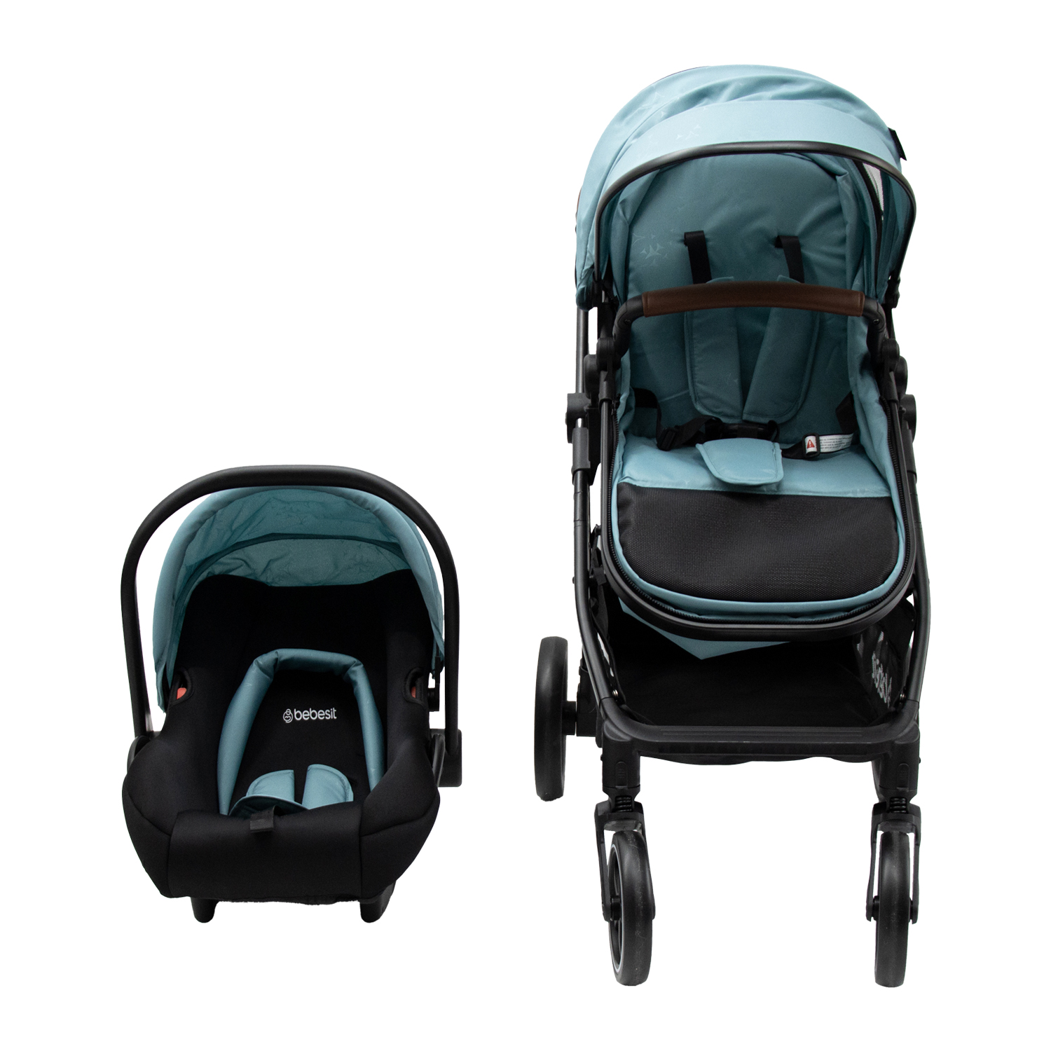 Foto 2 pulgar | Bebesit Carriola Travel System Nomad Bastón Reclinable