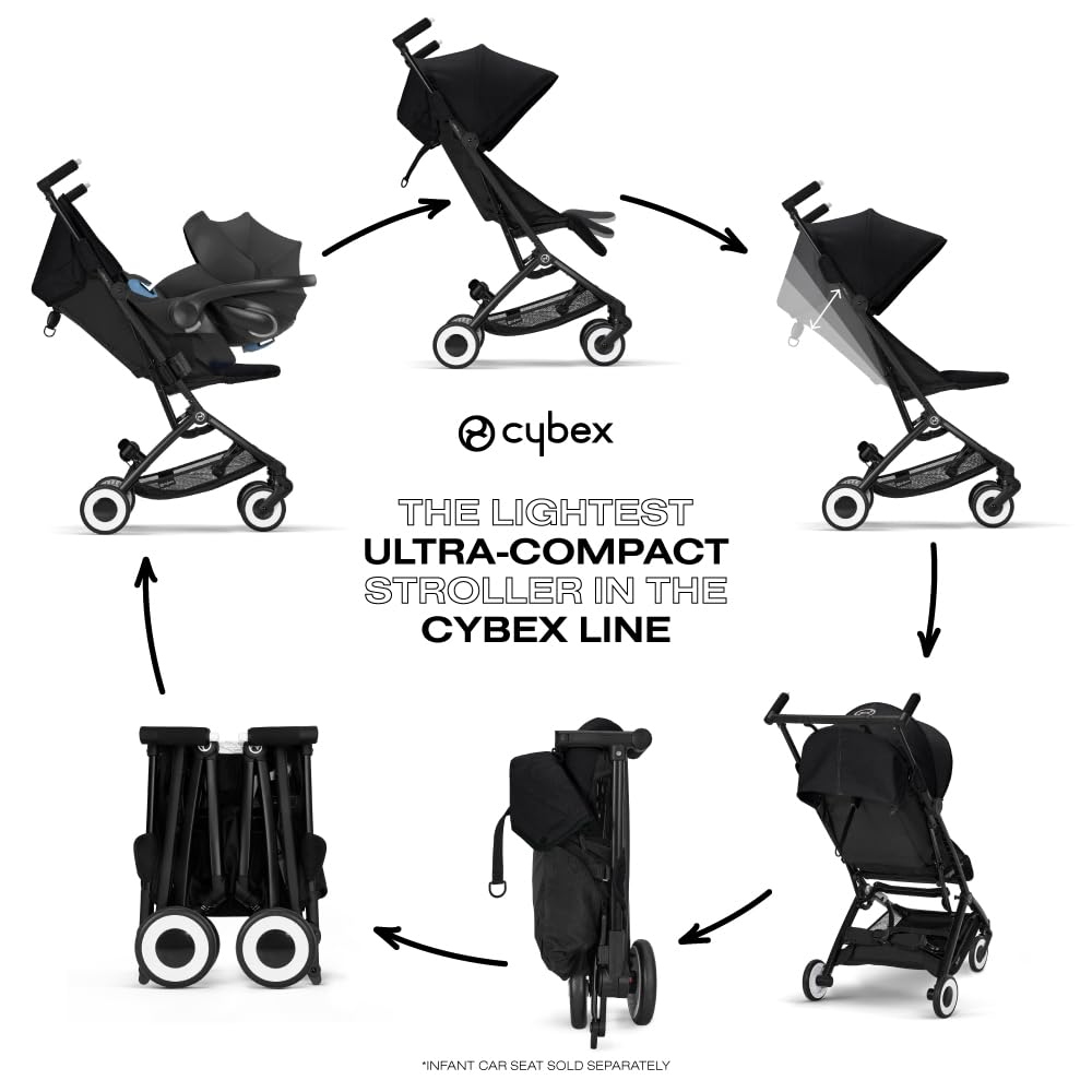 Foto 4 pulgar | Cochecito De Bebé De Viaje Cybex Libelle, Ligero, Bolsillo Moon - Venta Internacional.