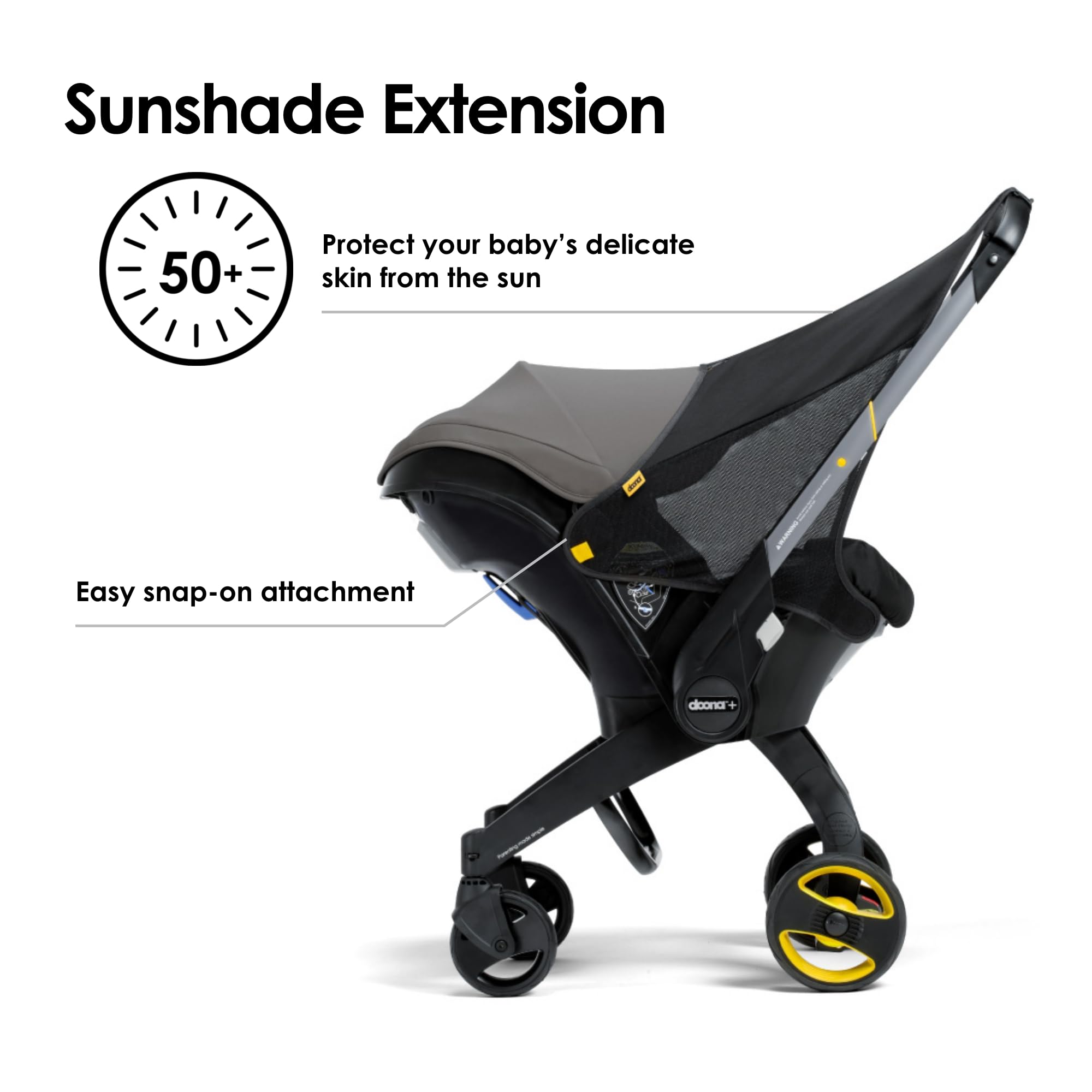 Foto 3 pulgar | Extensión De Sombrilla Doona Compatible Con El Asiento De Coche Y Cochecito Doona - Venta Internacional.