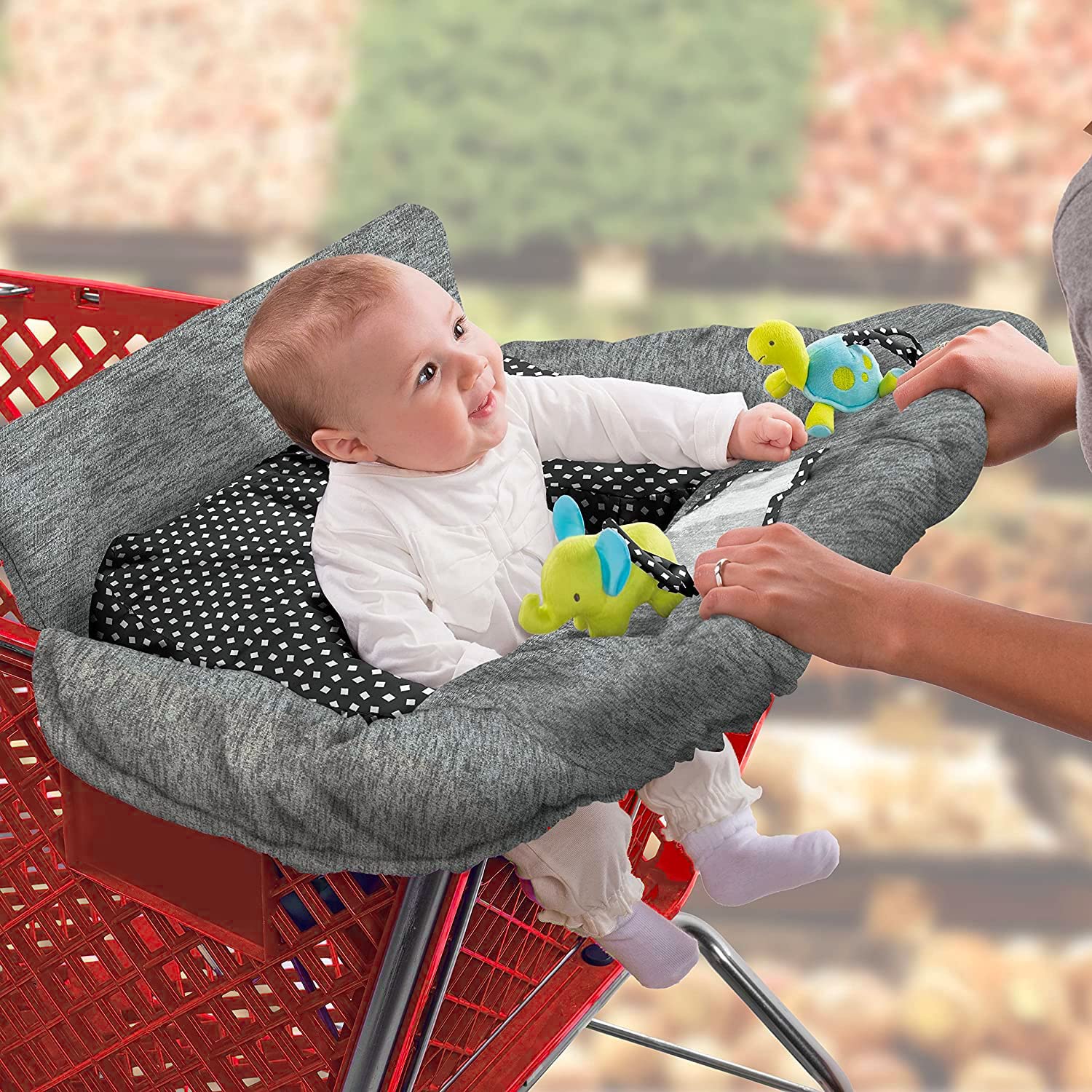 Foto 2 pulgar | Funda Cómoda Para Carrito De Compras 2 En 1 Con Cobertura Total Para Bebés De Verano - Venta Internacional.