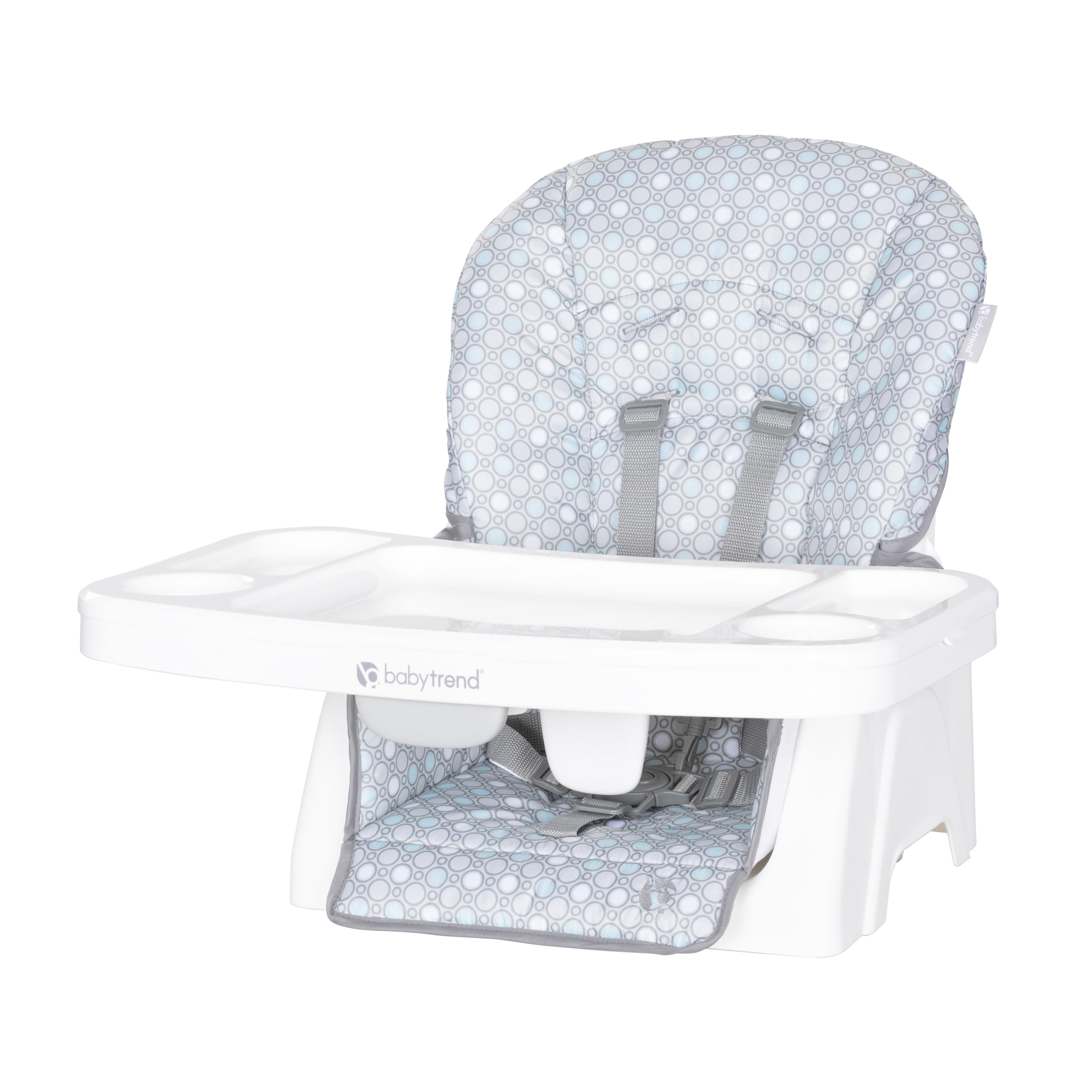Foto 2 pulgar | Trona Booster Baby Trend Adapt Que Ahorra Espacio Pebblestone Aqua - Venta Internacional.
