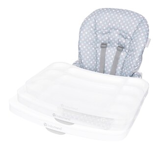Foto 7 | Trona Booster Baby Trend Adapt Que Ahorra Espacio Pebblestone Aqua - Venta Internacional.