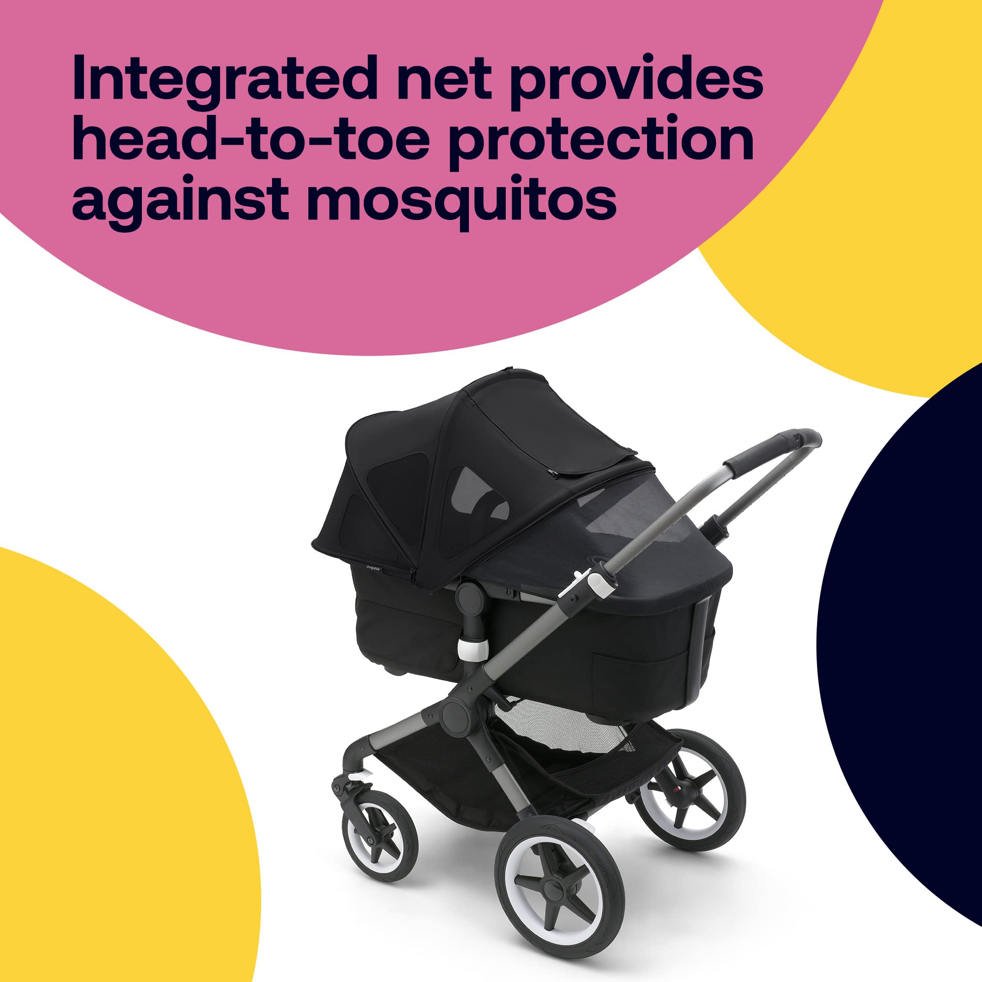 Foto 6 pulgar | Toldo Solar Bugaboo Breezy Extensible Fox/cameleon 3/lynx Negro - Venta Internacional.