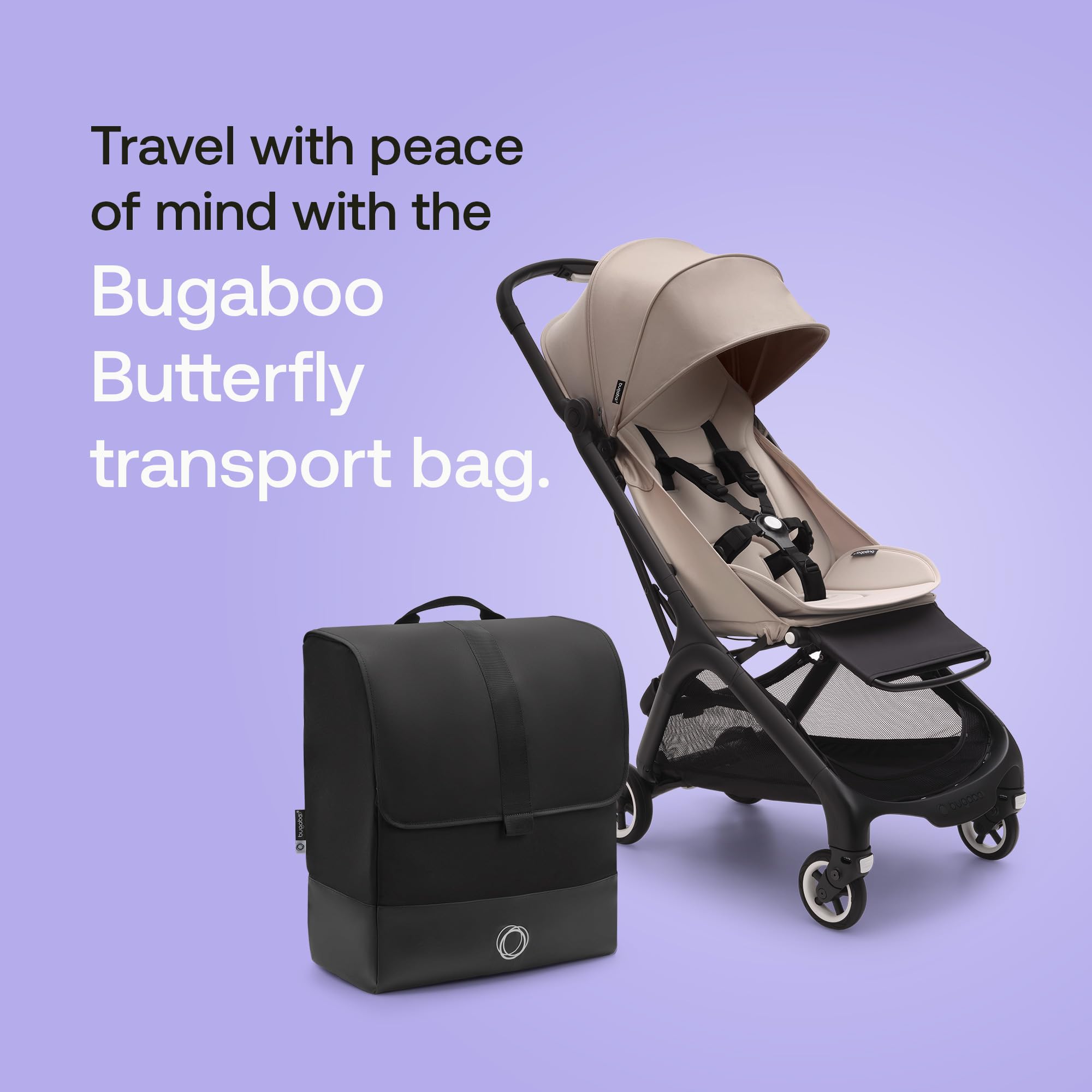 Foto 3 pulgar | Bolsa De Transporte Para Cochecito Bugaboo Butterfly - Negra - Venta Internacional.
