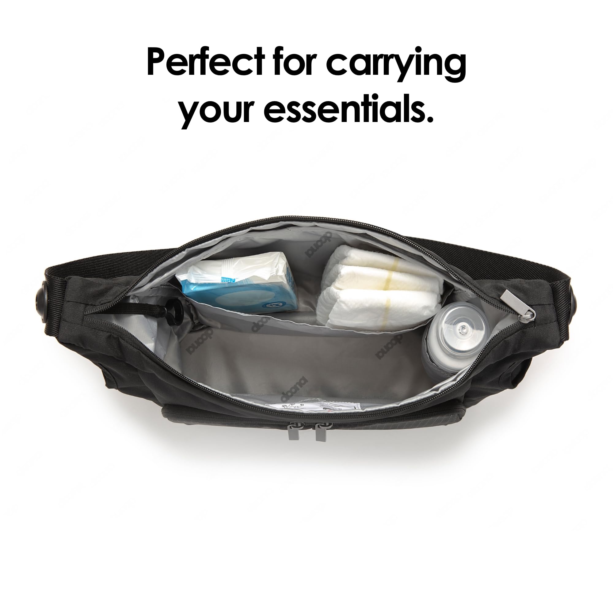 Foto 3 | Bolsa Essentials Doona Nitro Negra Con Cambiador - Venta Internacional.