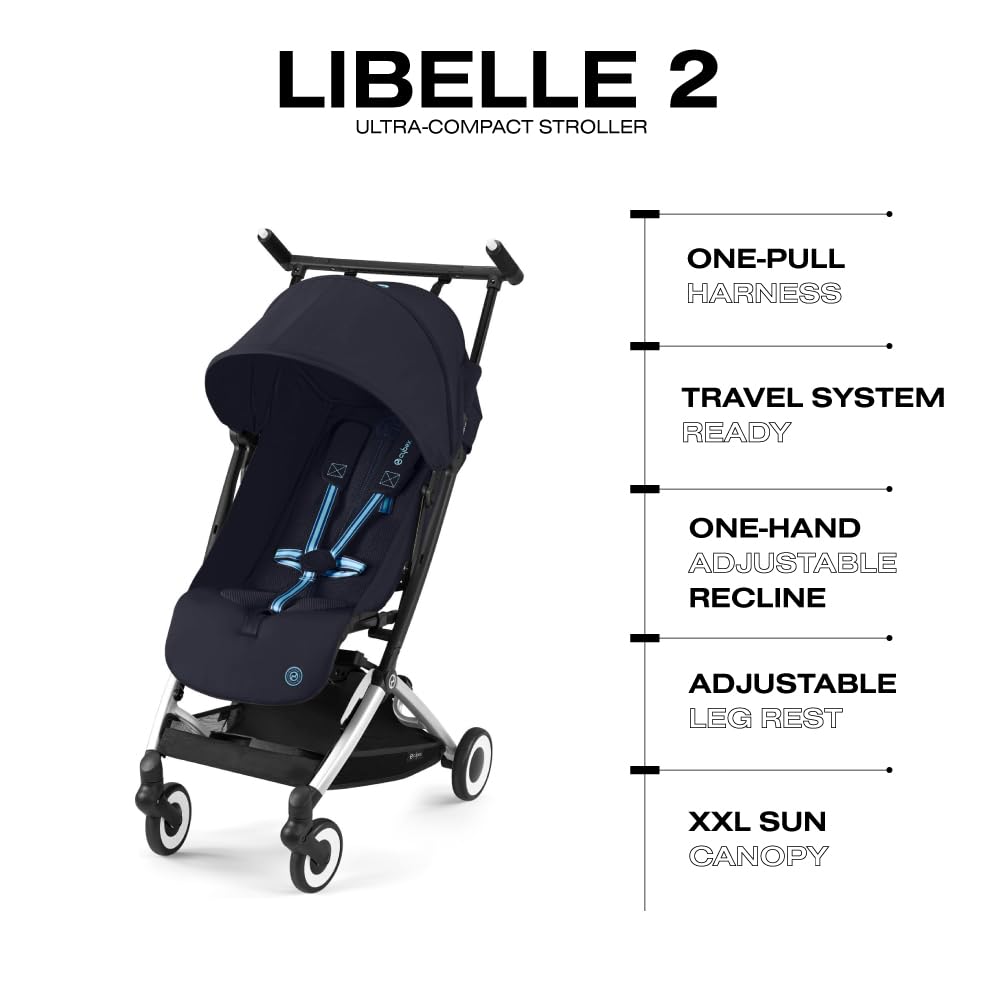 Foto 6 pulgar | Cochecito De Bebé Cybex Libelle 2, Bolsillo De Viaje Ligero - Venta Internacional.