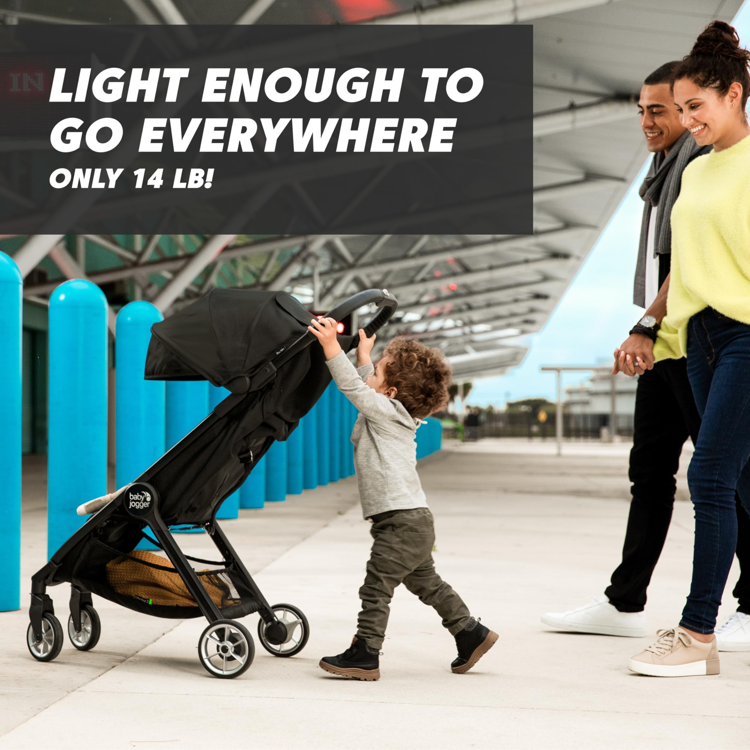 Foto 7 pulgar | Stroller Baby Jogger City Tour 2 Ultracompacto De Color Negro Intenso - Venta Internacional.