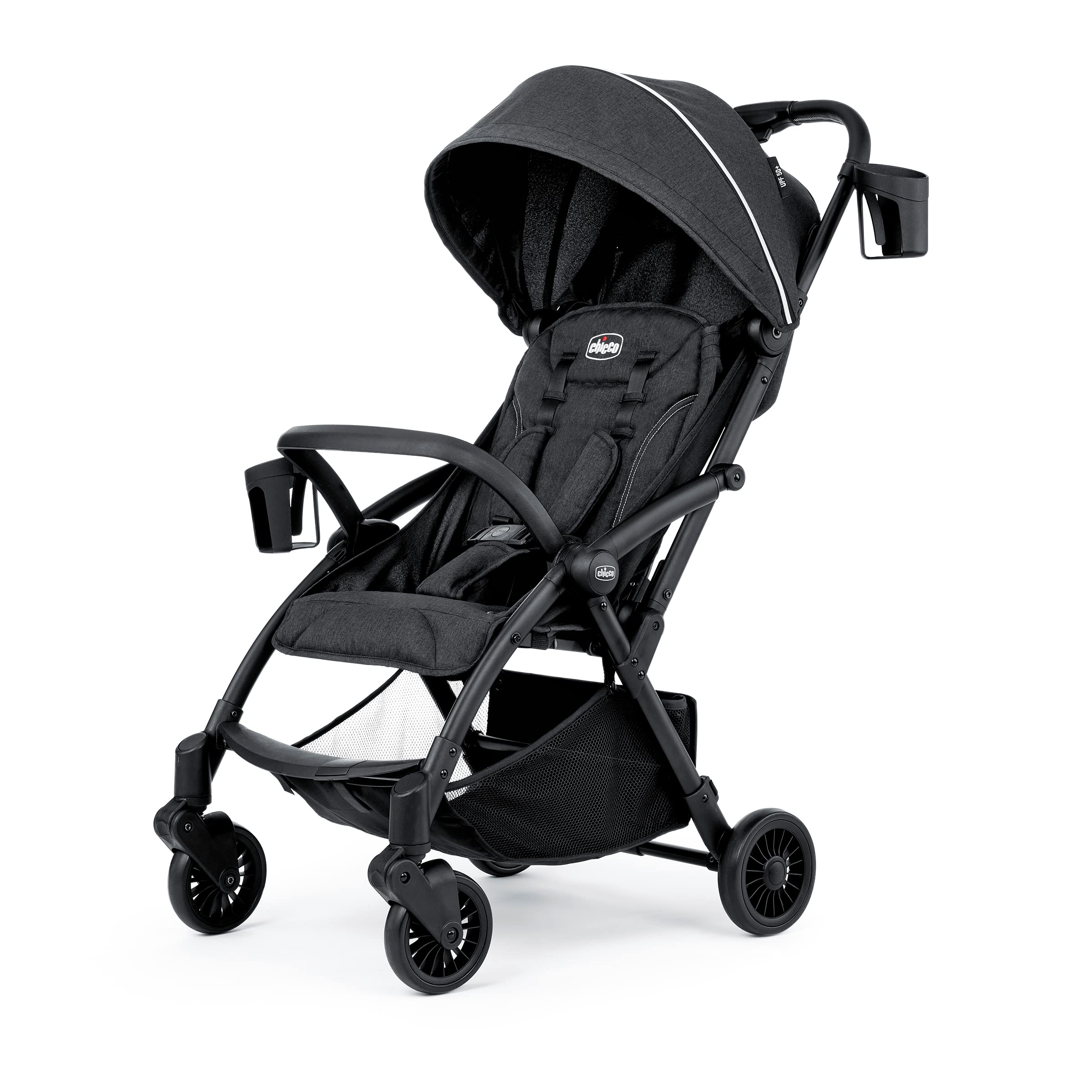 Foto 2 pulgar | Silla De Paseo Chicco Presto Autoplegable Con Toldo Grafito Y Gris - Venta Internacional.