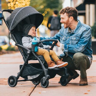 Foto 3 | Silla De Paseo Chicco Presto Autoplegable Con Toldo Grafito Y Gris - Venta Internacional.