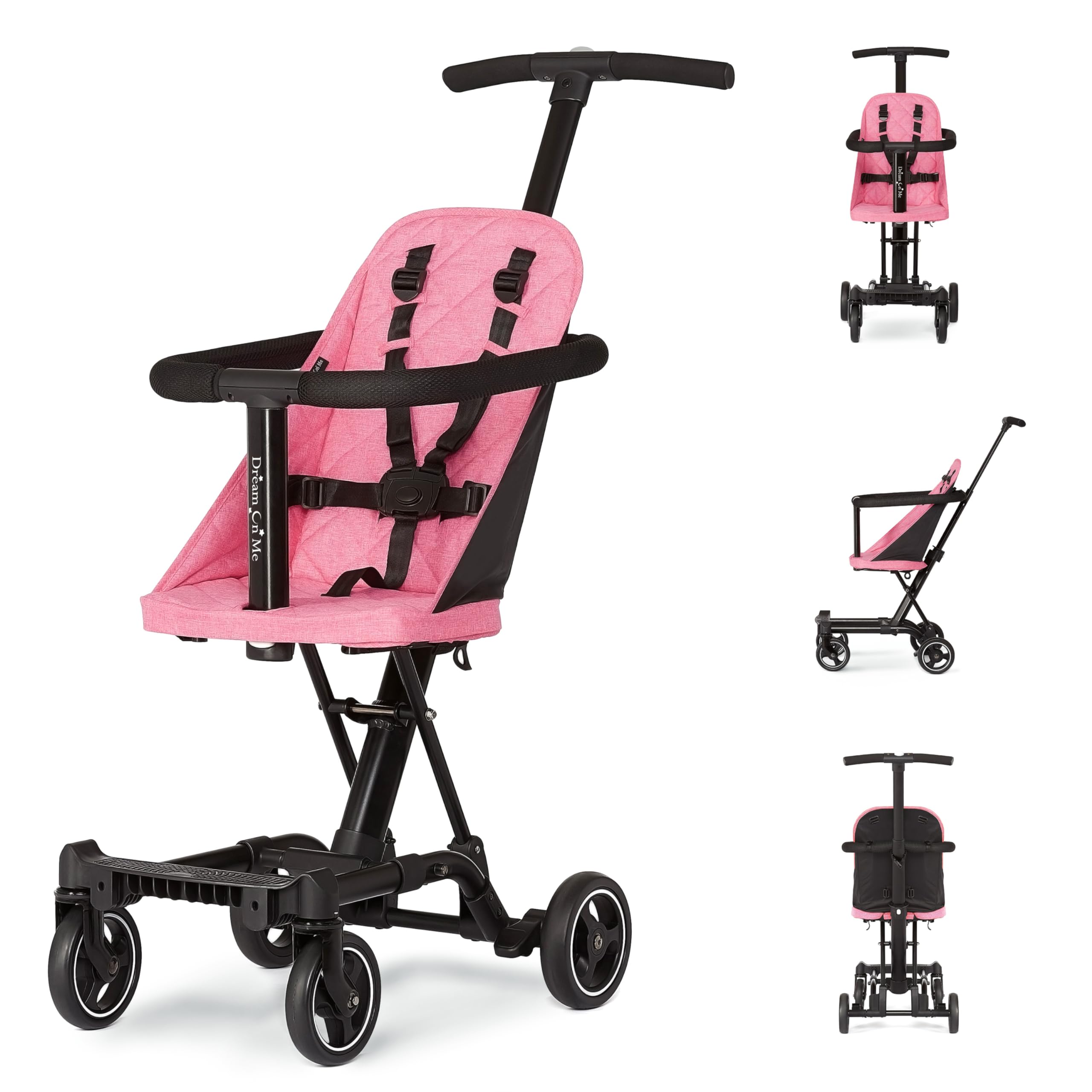 Foto 2 pulgar | Stroller Dream On Me Coast Rider, Ligero, Rosa 365, Rosa - Venta Internacional.