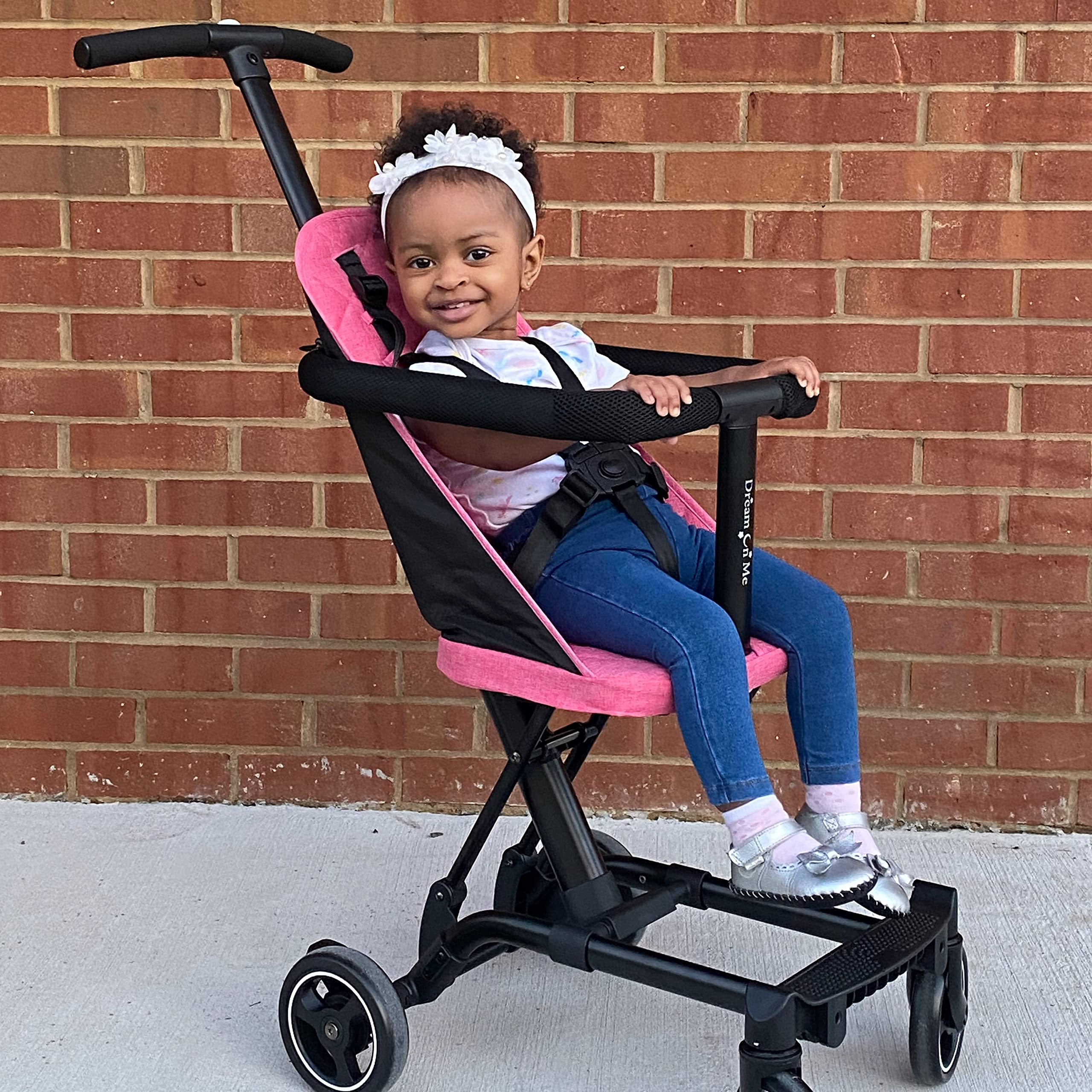 Foto 8 pulgar | Stroller Dream On Me Coast Rider, Ligero, Rosa 365, Rosa - Venta Internacional.