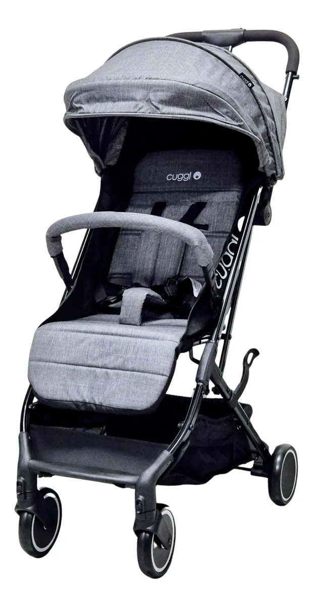 Foto 2 pulgar | Carriola Para Bebé Cuggl C628 Compacta Y Ligera Impermeable Gris