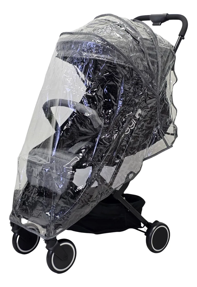 Foto 3 | Carriola Para Bebé Cuggl C628 Compacta Y Ligera Impermeable Gris