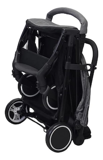 Foto 4 | Carriola Para Bebé Cuggl C628 Compacta Y Ligera Impermeable Gris
