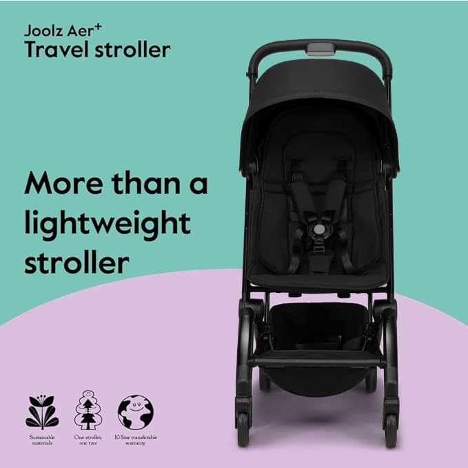 Foto 2 | Stroller Joolz Aer+ Ligero Y Compacto Con Capucha Xxl Negra - Venta Internacional.