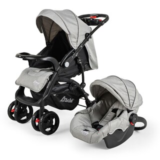Foto 1 | Carriola Con Autoasiento Reversible Elite D'bebe - Gris