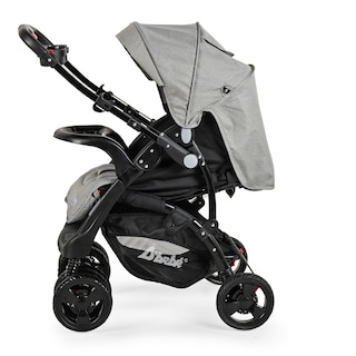 Foto 7 | Carriola Con Autoasiento Reversible Elite D'bebe - Gris
