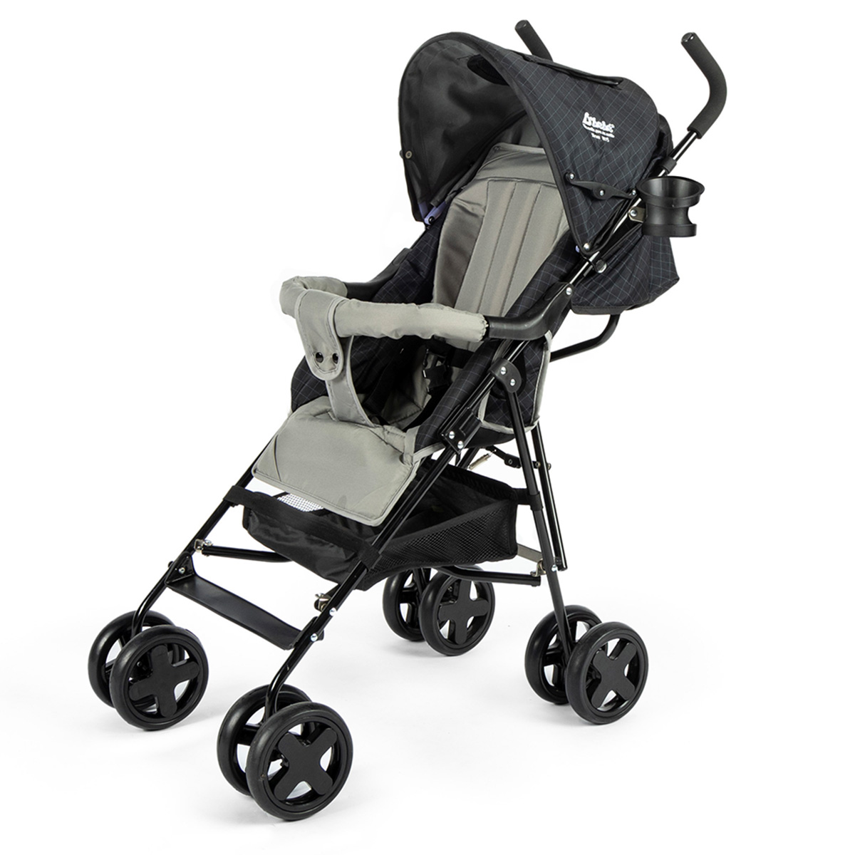 Foto 1 | Carriola Plegable Con Reclinado Y Toldo Carri D'bebe - Negro