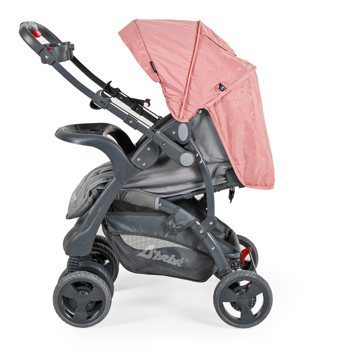 Foto 8 pulgar | Carriola Con Autoasiento Reversible Elite D'bebe - Rosa