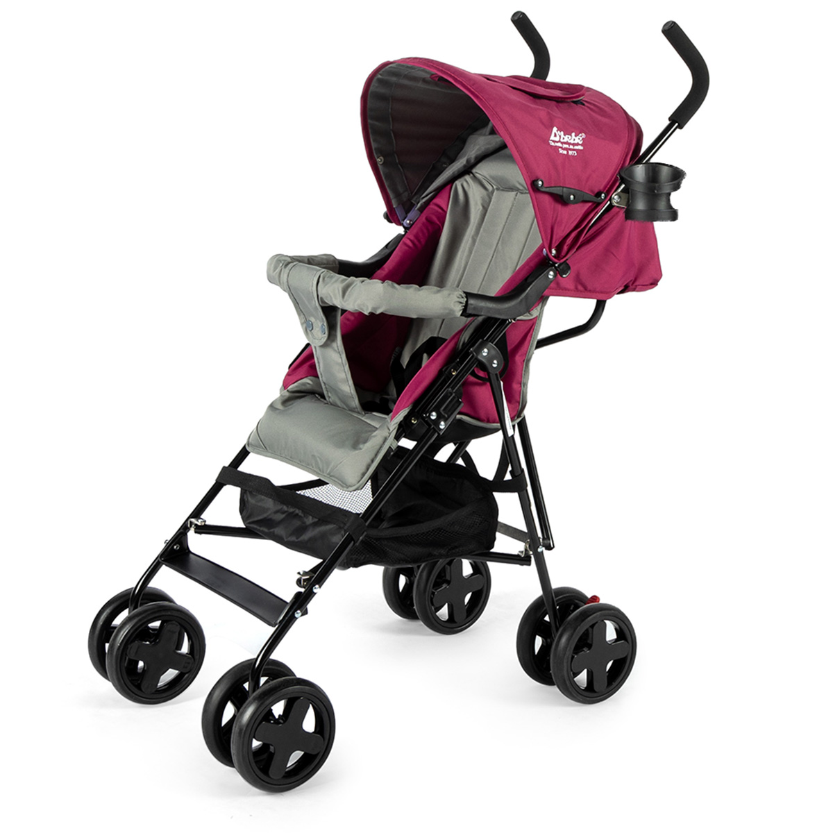 Foto 1 | Carriola Plegable Con Reclinado Y Toldo Carri D'bebe - Rosa