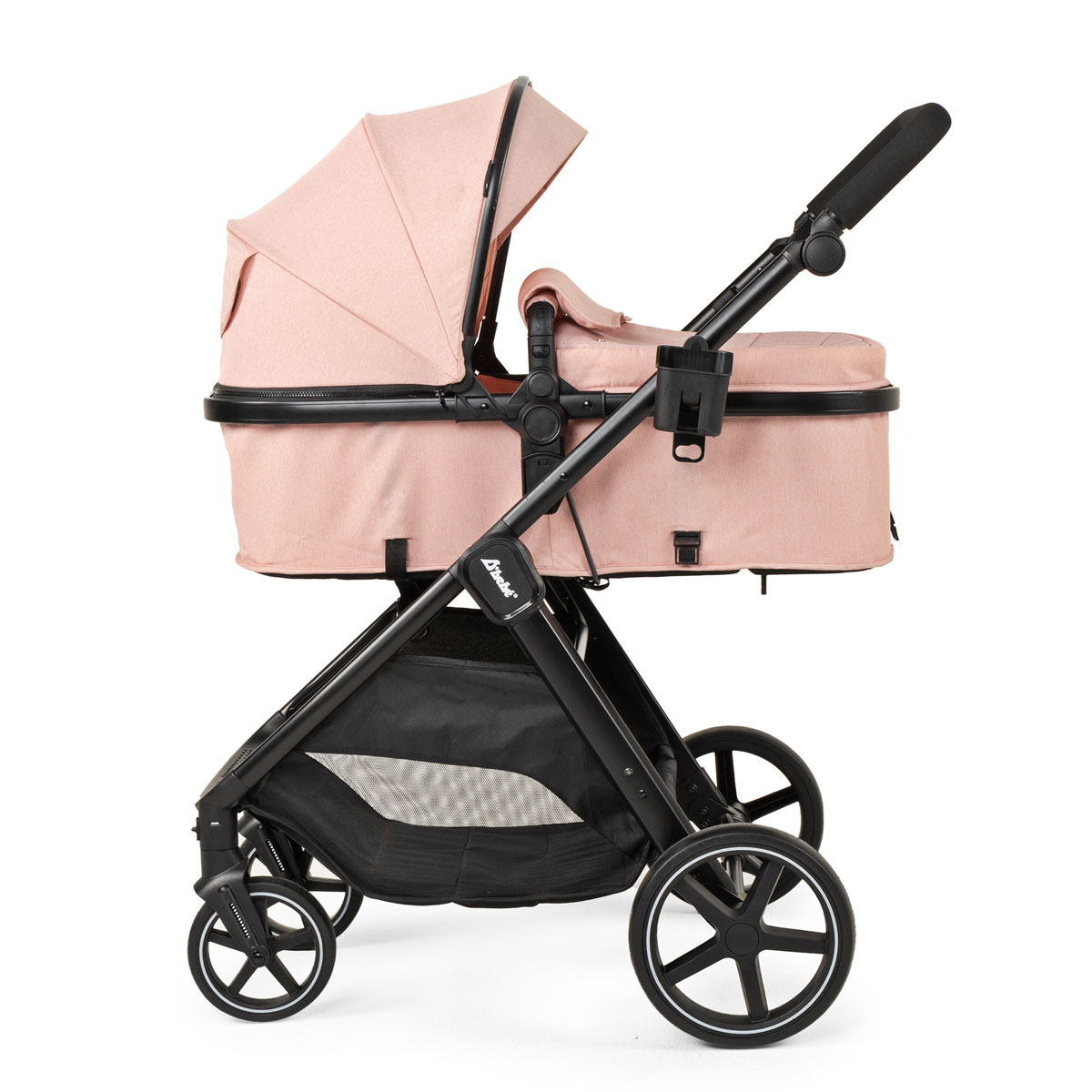 Foto 8 | Carriola Con Autoasiento Y Bambineto Reclinable King D'bebe - Rosa