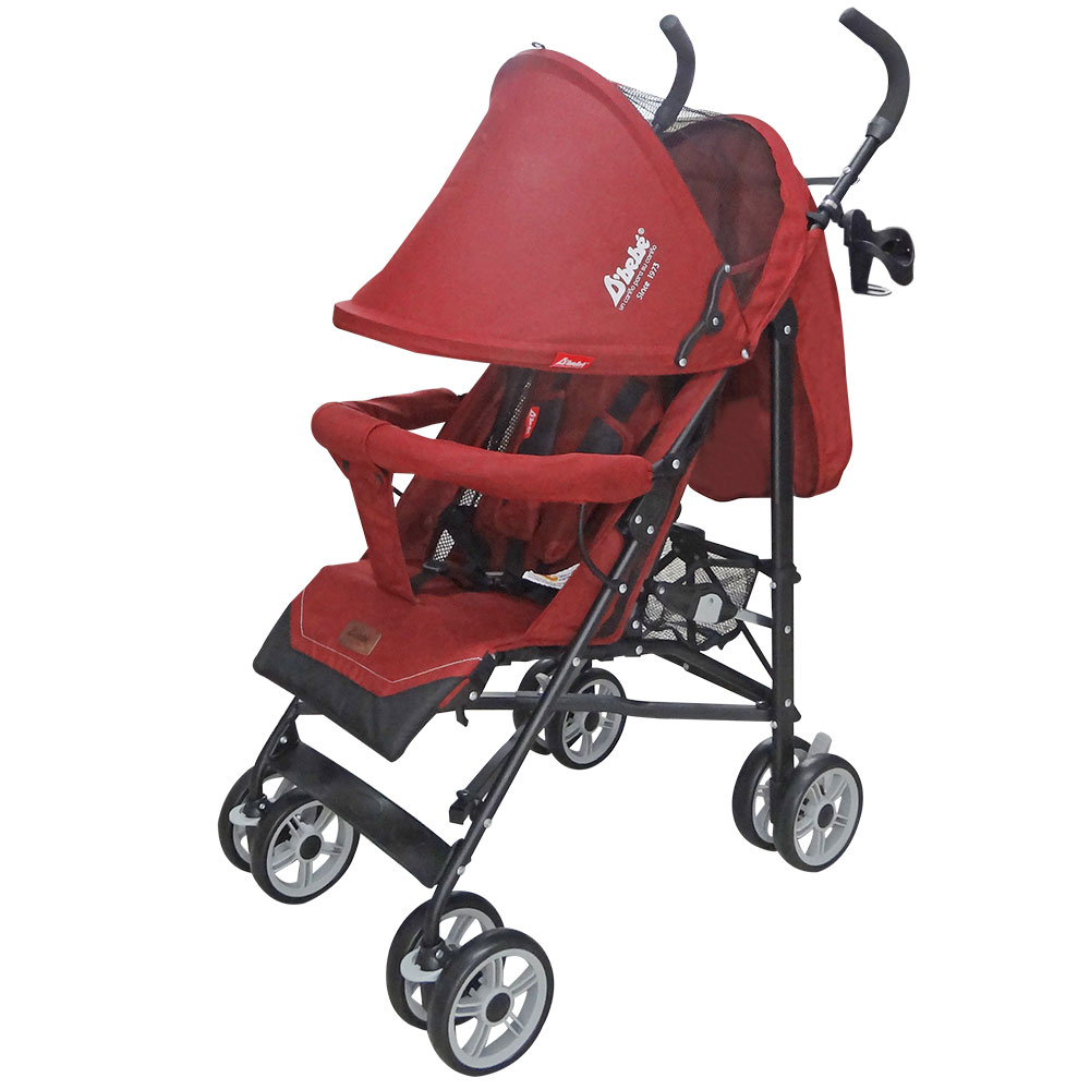 Foto 7 pulgar | Carriola Reclinable  Plegable D’bebé Aerostar - Rojo