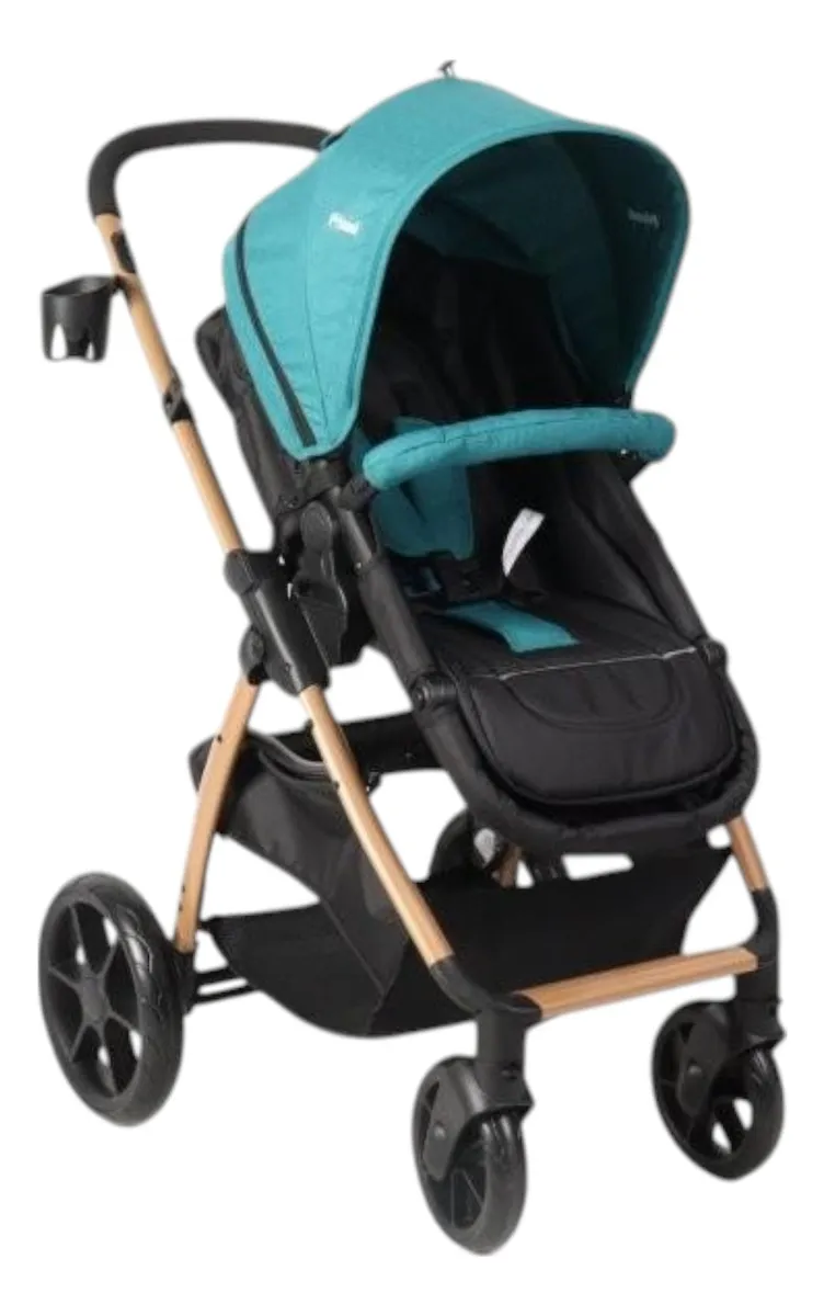 Foto 1 | Carriola Para Bebé Prinsel Alfa Acolchada Aqua