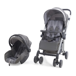 Foto 1 | Carriola Y Sistema De Viaje Prinsel Oviedo Ts Gris/negro Reversible