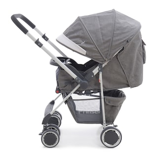 Foto 4 | Carriola Y Sistema De Viaje Prinsel Oviedo Ts Gris/negro Reversible