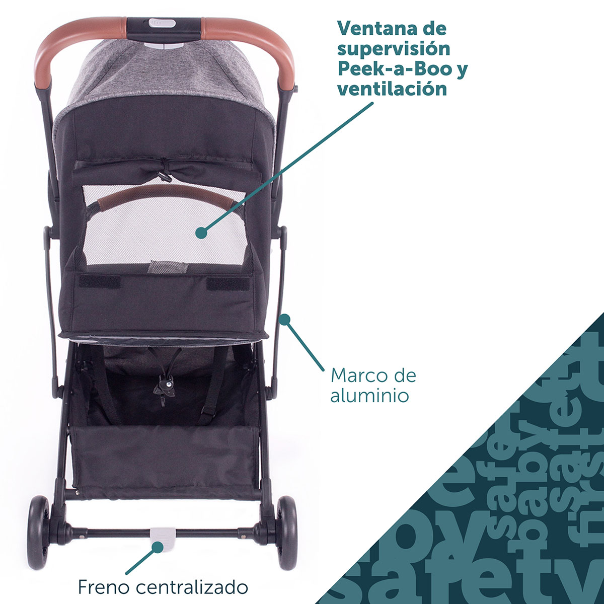 Foto 5 pulgar | Safety 1st Carriola Compacta Traveler