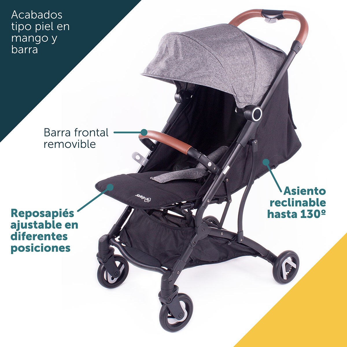 Foto 7 pulgar | Safety 1st Carriola Compacta Traveler