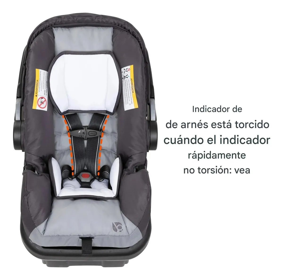 Foto 6 pulgar | Autoasiento Para Bebé Baby Trend Agarre Ergonómico