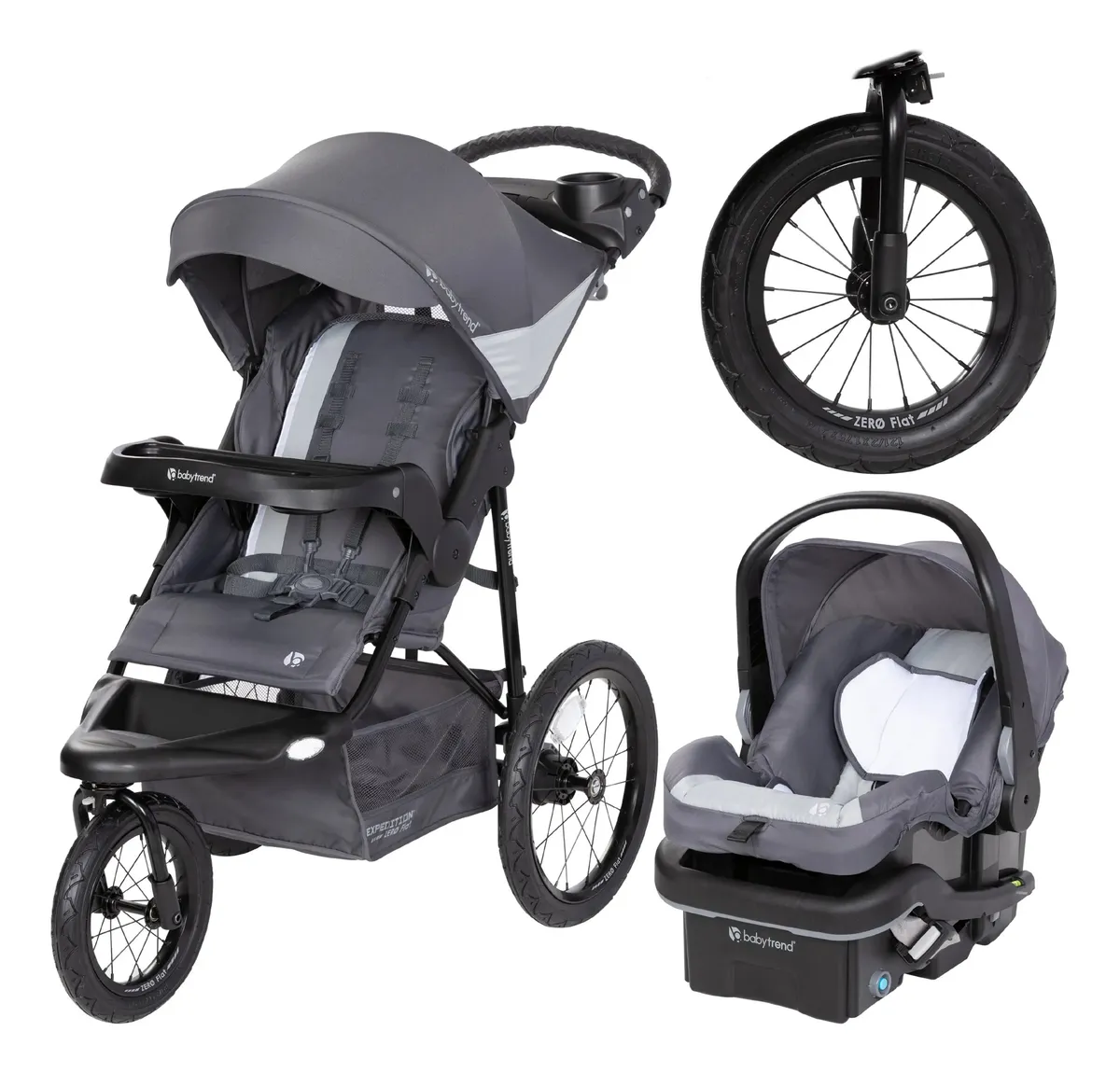 Foto 2 pulgar | Carriola Baby Trend Jogger Airess Led Lights Travel System