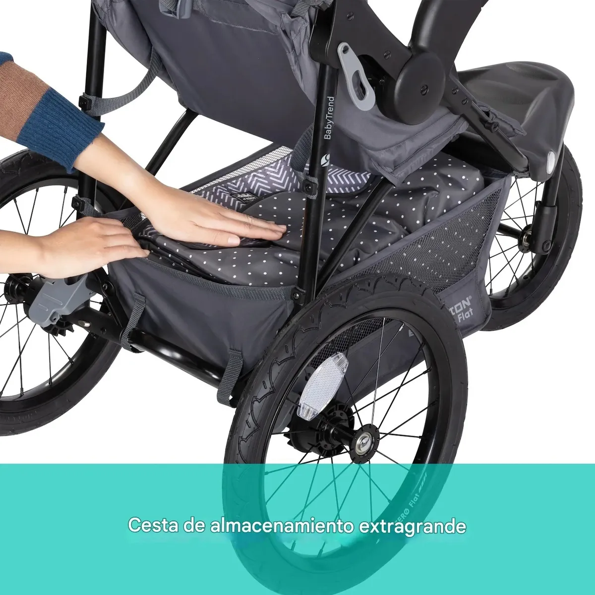 Foto 7 pulgar | Carriola Baby Trend Jogger Airess Led Lights Travel System
