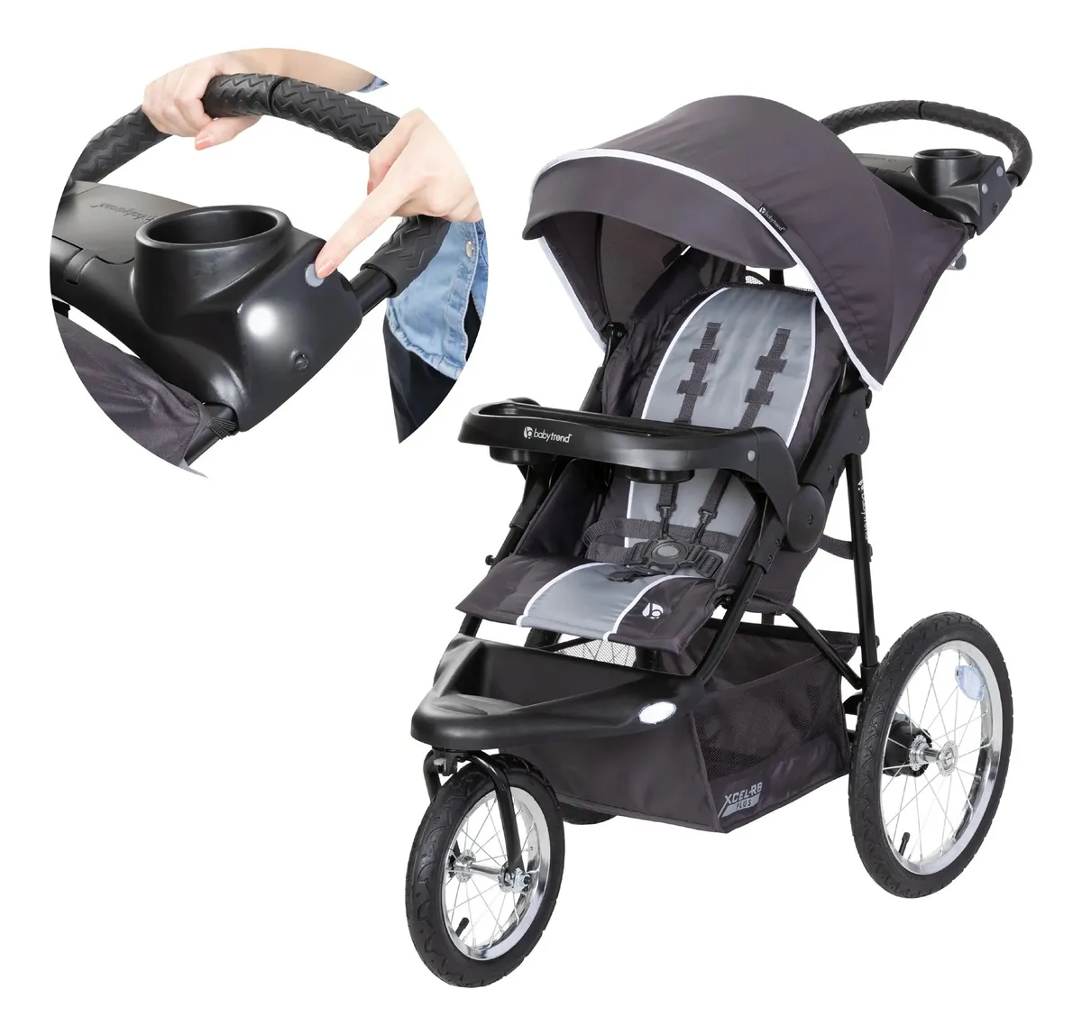 Foto 1 | Carriola Baby Trend Jogger Xcel-r8 Plus Con Luces Led
